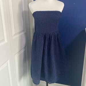 Old Navy strapless eyelet dress
